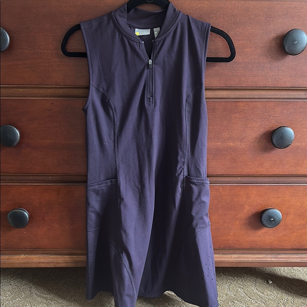 Zella Sleeveless Purple Dress